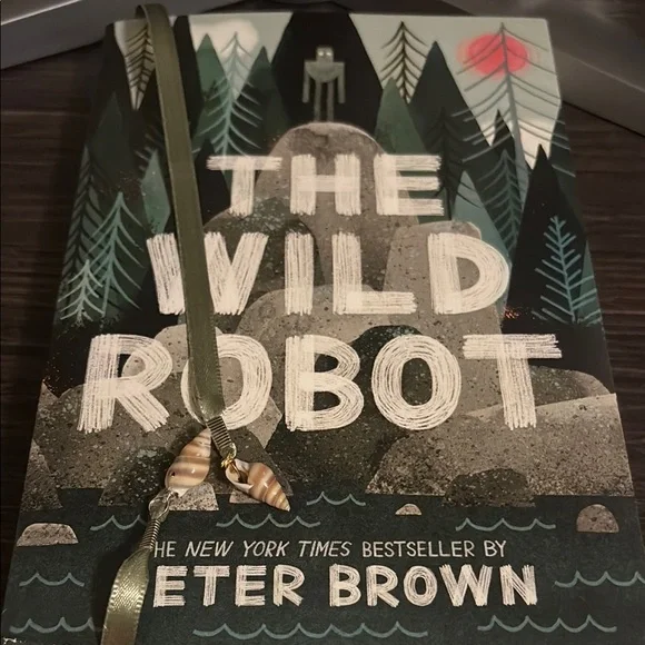 Shell Pendant Ribbon Bookmark - Picture 4 of 4